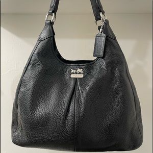 Authentic leather coach bag